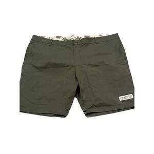 Men's Guayaki Yerba Mate Green Cotton Blend Shorts 48